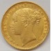 AUSTRALIA 1885 . ONE 1 SOVEREIGN . SYDNEY . GOLD